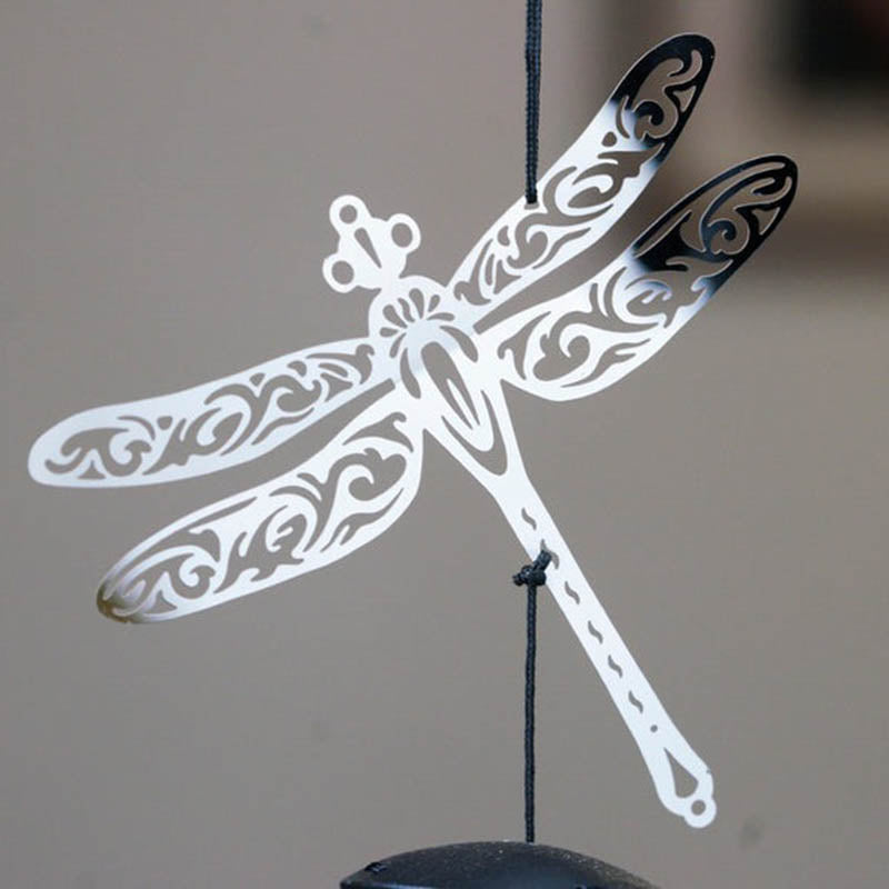 CAMPANA DE VIENTO FLORECER - LIBÉLULA 18"