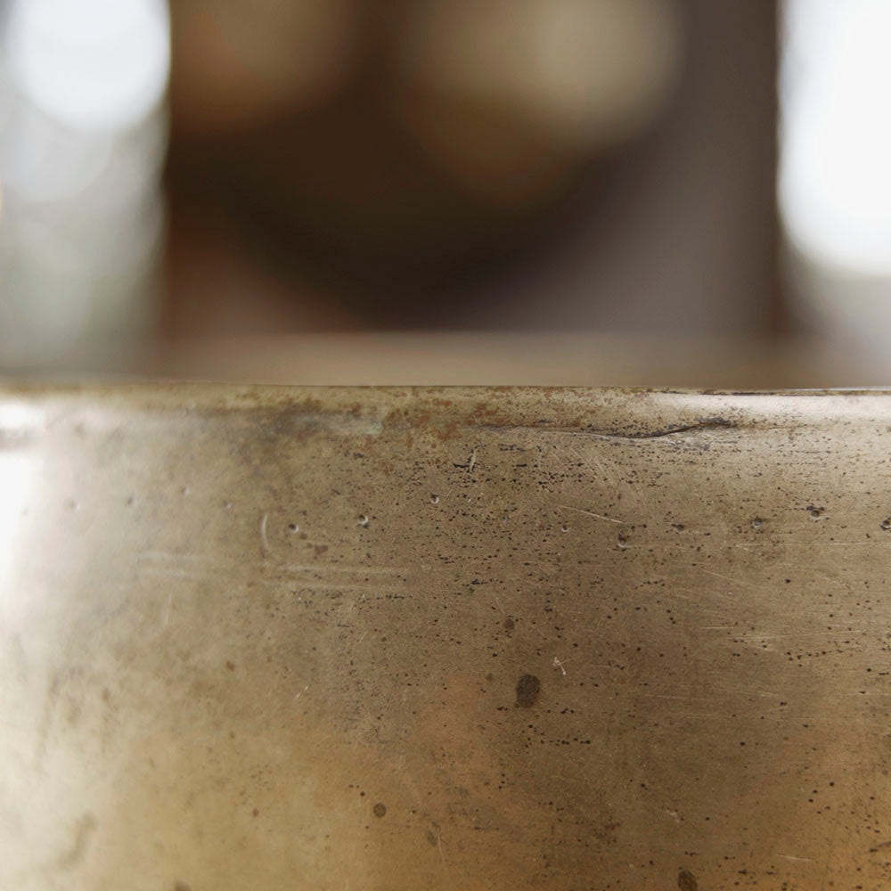 CUENCO TIBETANO ANTIGUO THADOBATI (DO# - 18,5 CM)