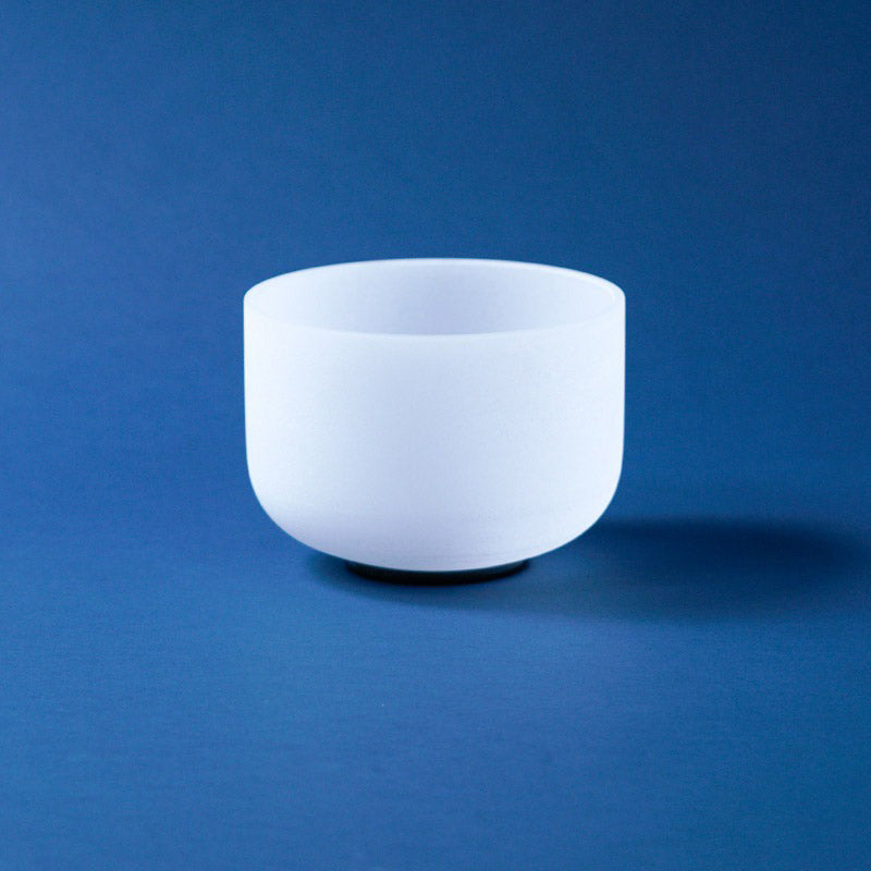 CUENCO DE CUARZO (RE - 8 PULGADAS) - AFINACIÓN PERFECTA 432 HZ