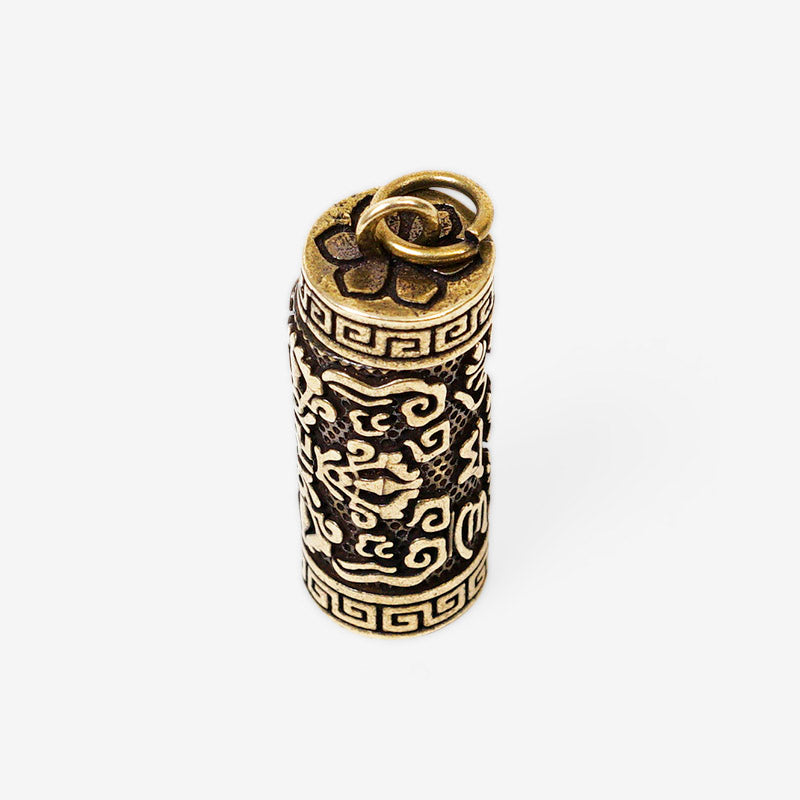 COLGANTE DE BRONCE COFRE DE DESEOS