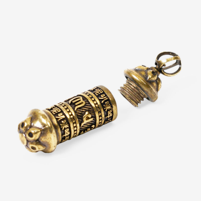 COLGANTE DE BRONCE COFRE DE DESEOS