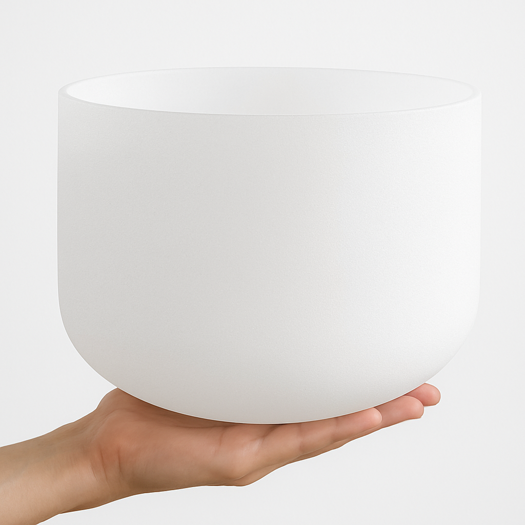 CUENCO DE CUARZO BLANCO - 9 PULGADAS (RESERVA)