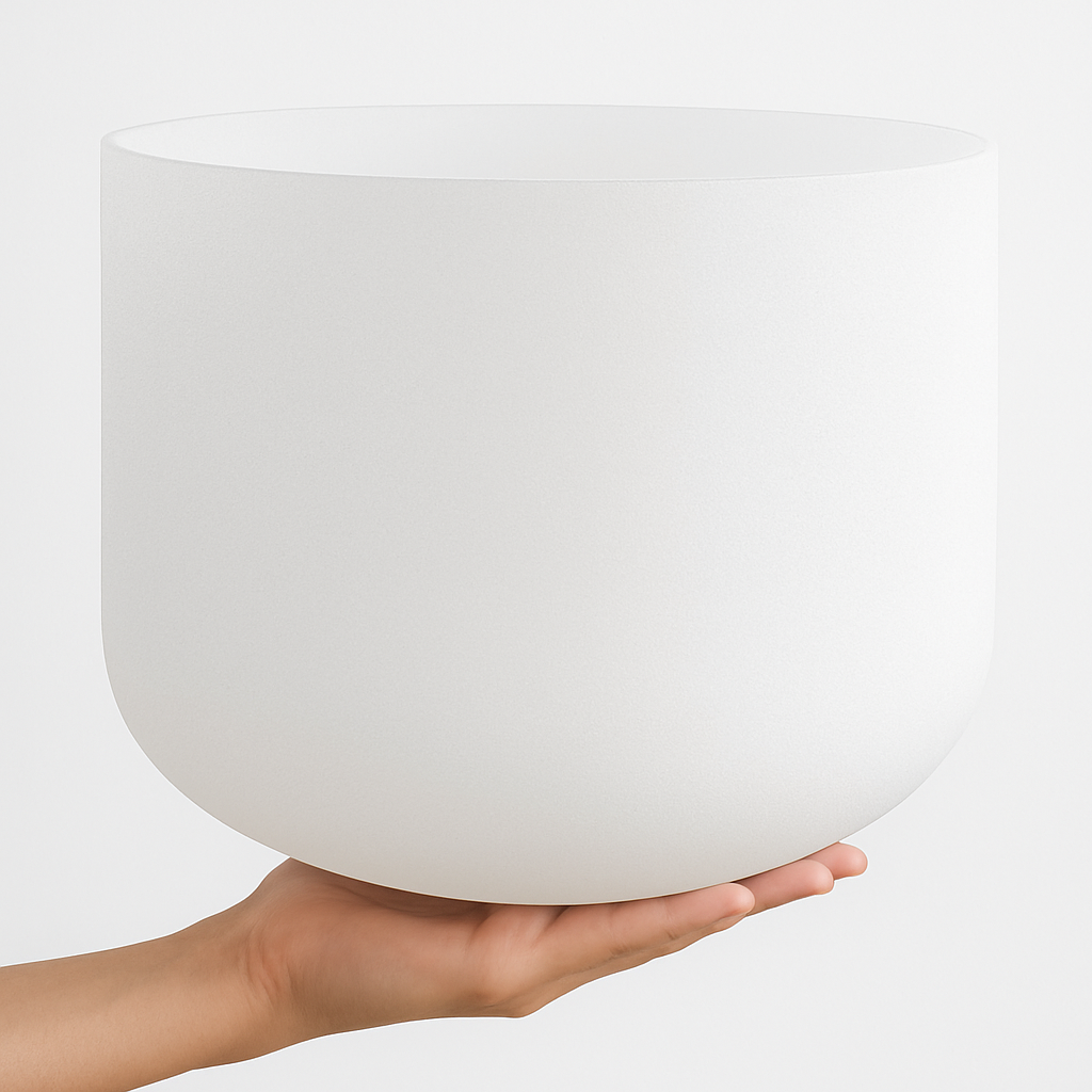 CUENCO DE CUARZO BLANCO - 11 PULGADAS (RESERVA)