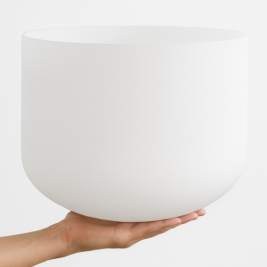 CUENCO DE CUARZO BLANCO - 13 PULGADAS (RESERVA)