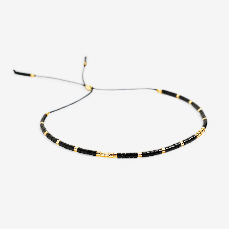 PULSERA AJUSTABLE MIYUKI CRISTAL "DRACO"