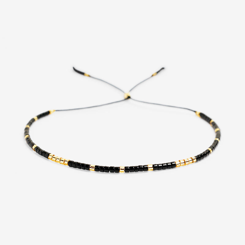 PULSERA AJUSTABLE MIYUKI CRISTAL "DRACO"