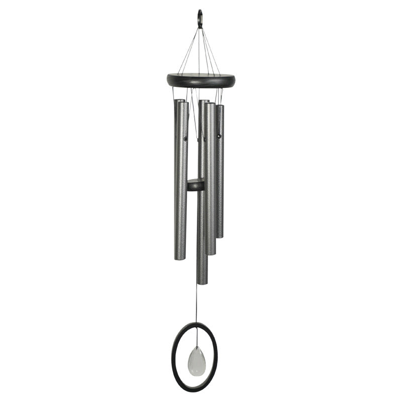 CAMPANA DE VIENTO CRYSTAL SILENCE PLATA ANTIGUA - PEQUEÑA (RESERVA)