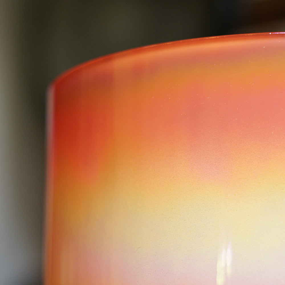 CUENCO DE CRISTAL DE CUARZO (DO - 9 PULGADAS)