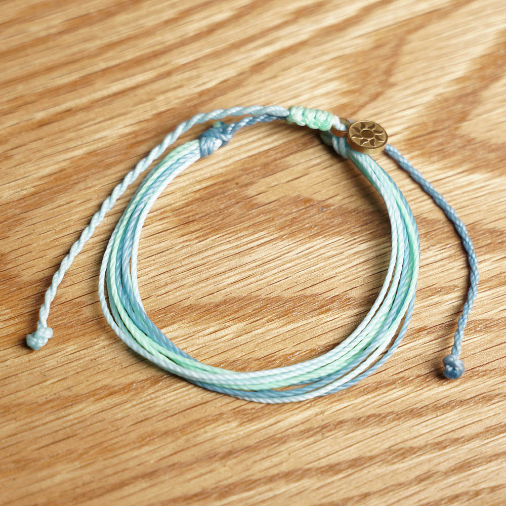 PULSERA AJUSTABLE HILO ENCERADO “ACUARIUS”