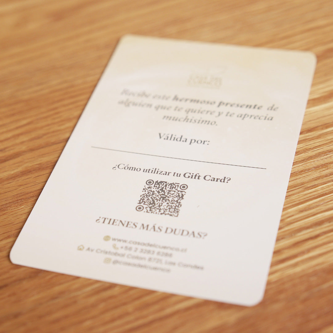 Tarjeta de Regalo Física - Sesión de Sonoterapia 💐