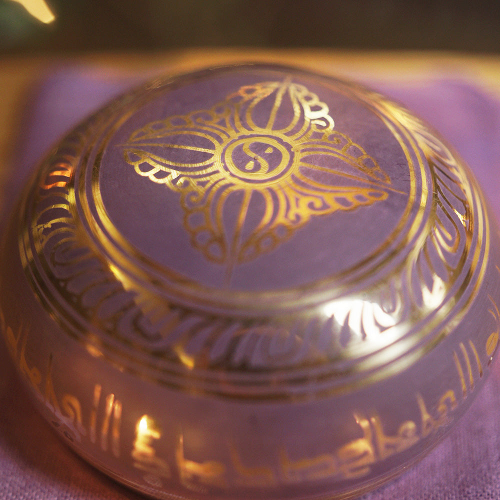 CUENCO TIBETANO MANTRA - LLAMA VIOLETA💜