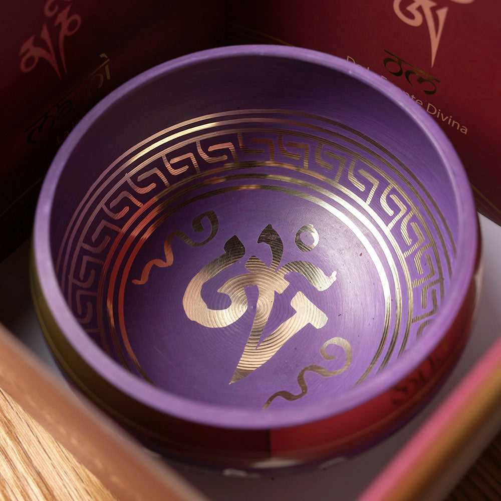 CUENCO TIBETANO MANTRA - LLAMA VIOLETA💜