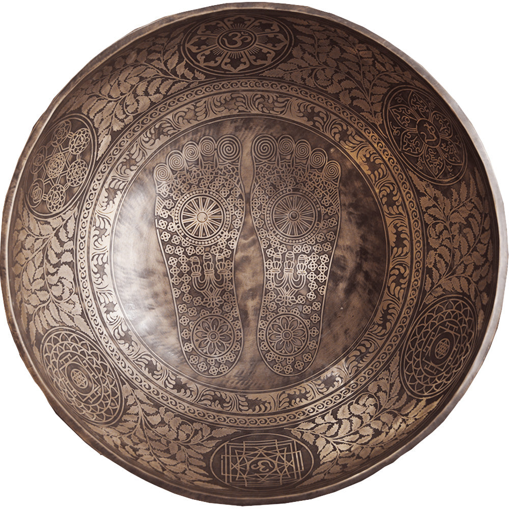 CUENCO TIBETANO GRABADO O CLÁSICO 45 CM (RESERVA)