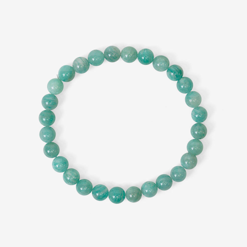 PULSERA ELÁSTICA AMAZONITA (6 MM)