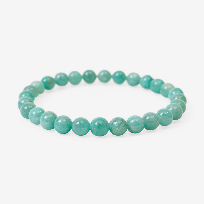 PULSERA ELÁSTICA AMAZONITA (6 MM)
