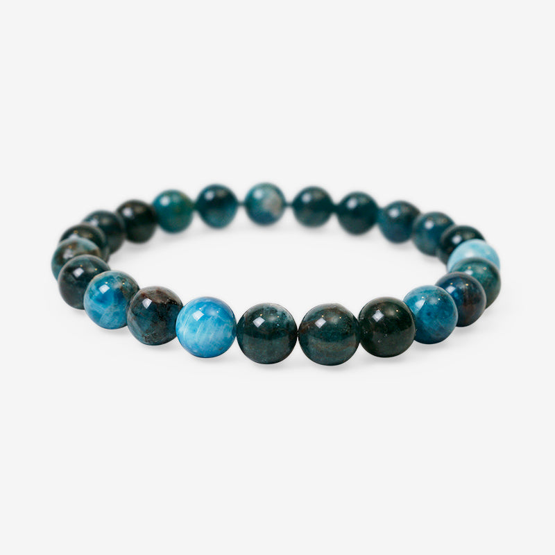 PULSERA ELÁSTICA APATITA (8 MM)