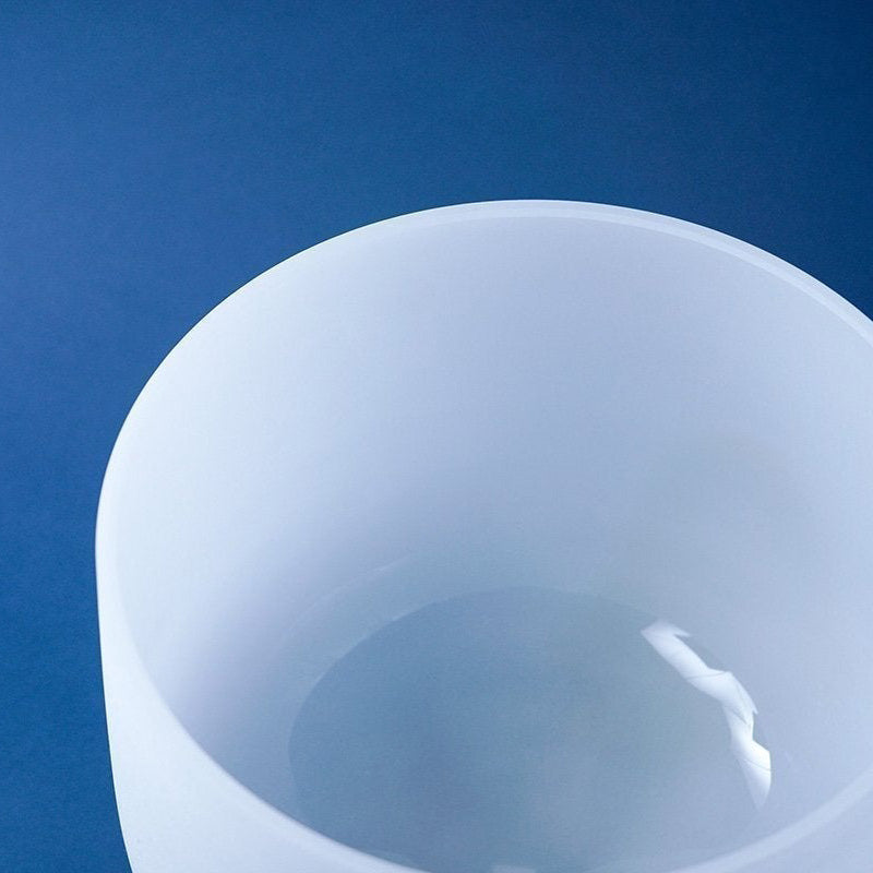 CUENCO DE CUARZO (RE - 8 PULGADAS) - AFINACIÓN PERFECTA 432 HZ