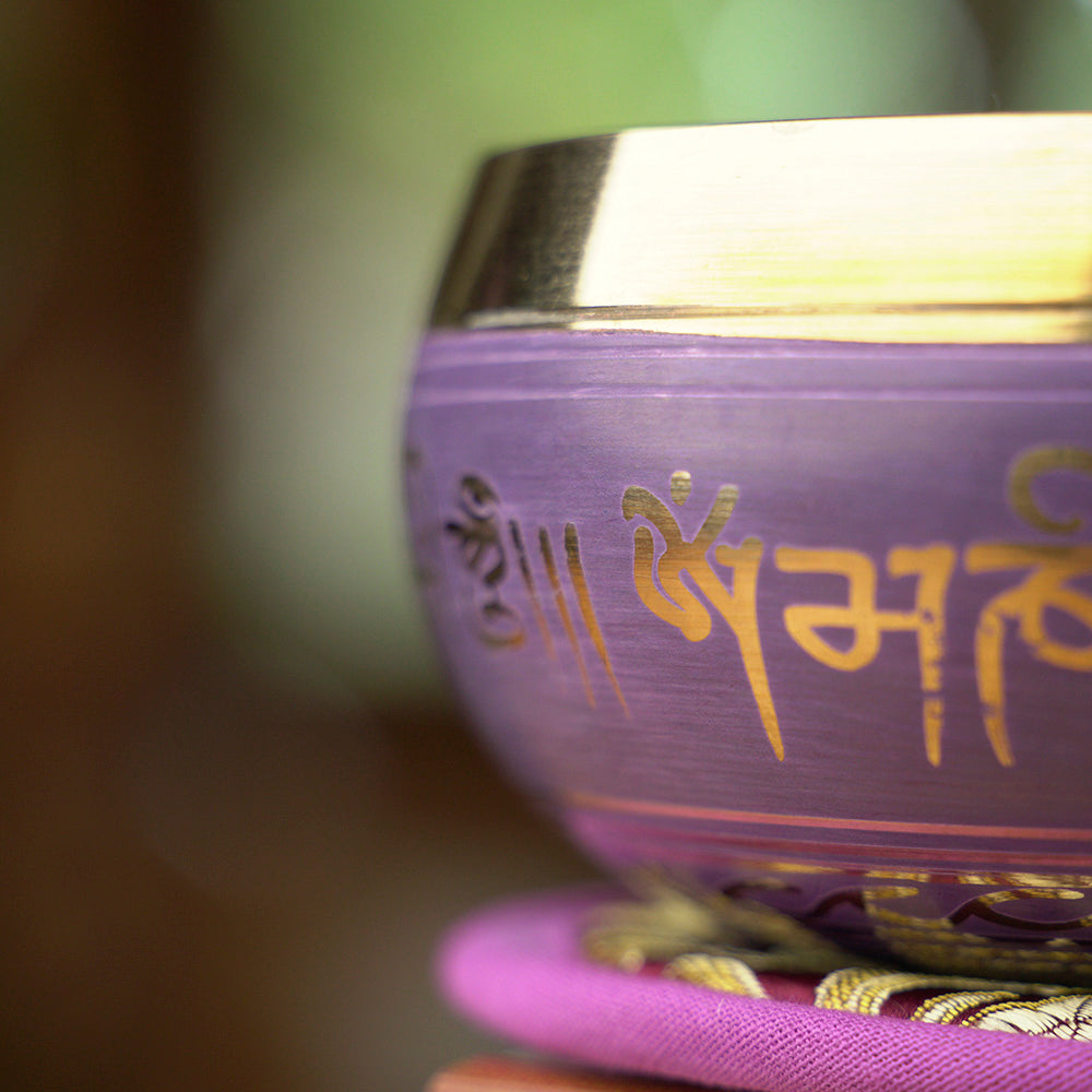 CUENCO TIBETANO MANTRA - LLAMA VIOLETA💜