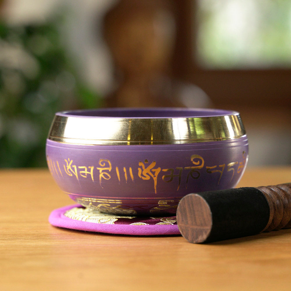 CUENCO TIBETANO MANTRA - LLAMA VIOLETA💜