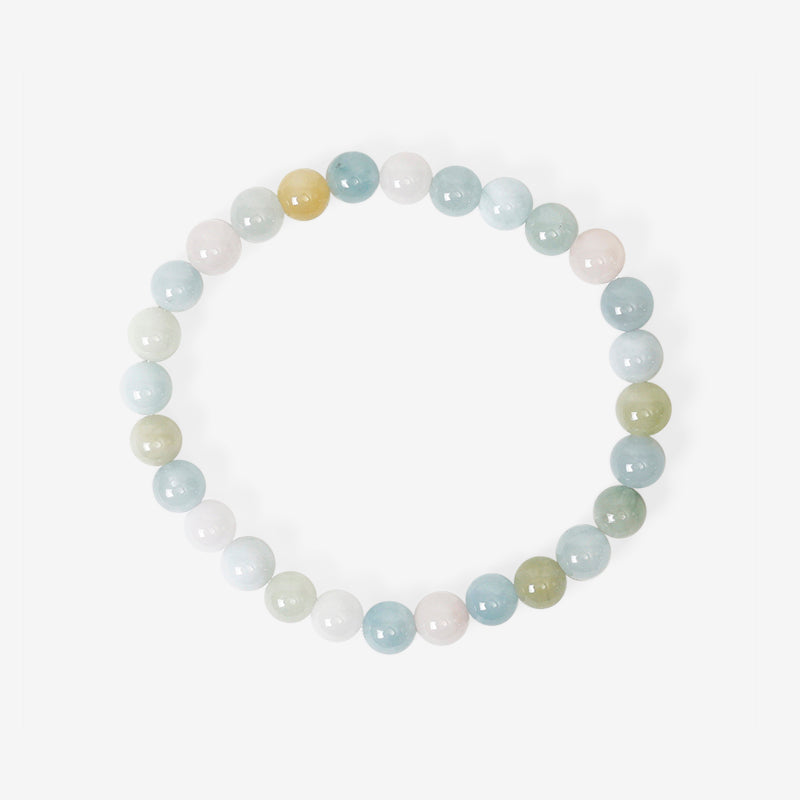 PULSERA ELÁSTICA MORGANITA (6 MM)