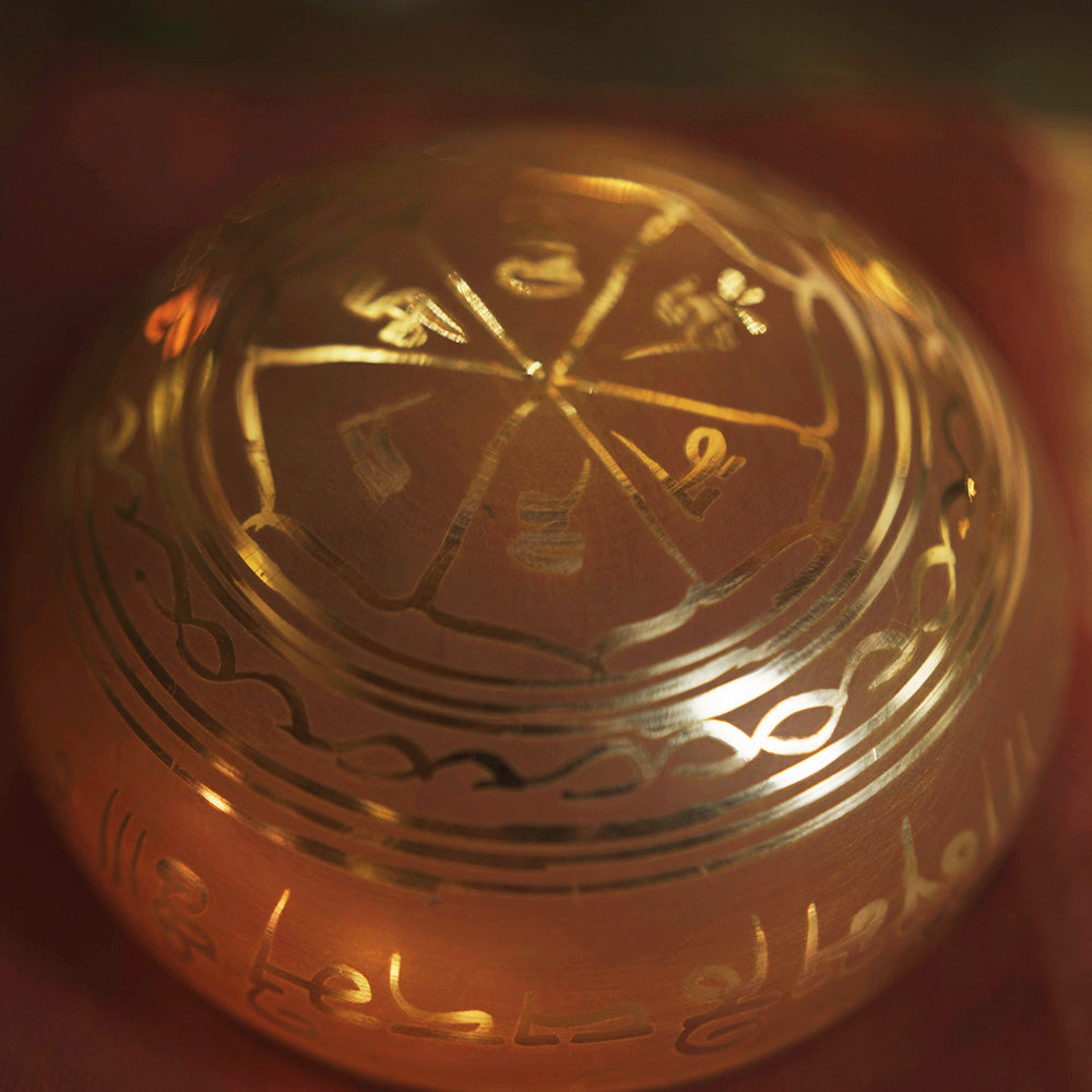 CUENCO TIBETANO MANTRA - FUEGO SOLAR 🧡