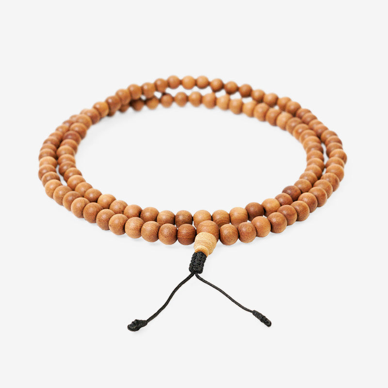 JAPA MALA 108 CUENTAS MADERA DE SÁNDALO NEGRO