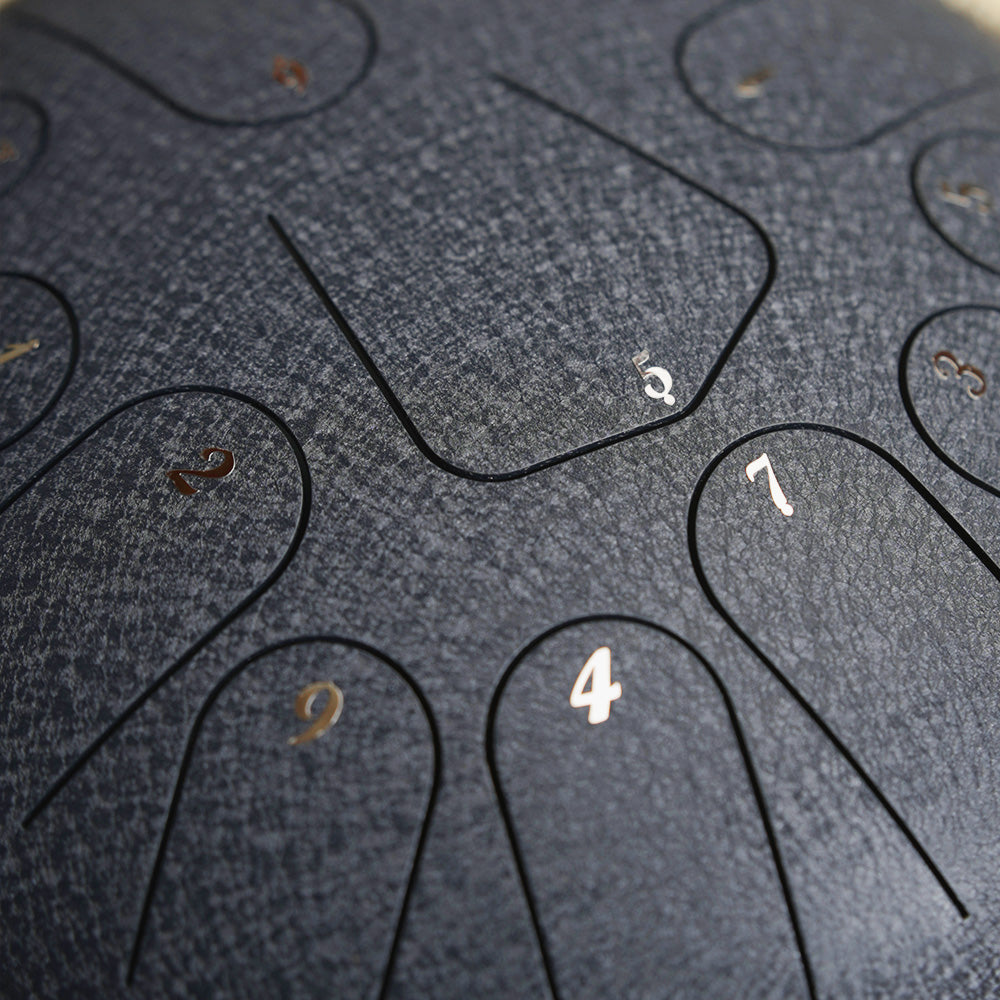 STEEL DRUM 13 NOTAS 12 PULGADAS - AZUL MARINO