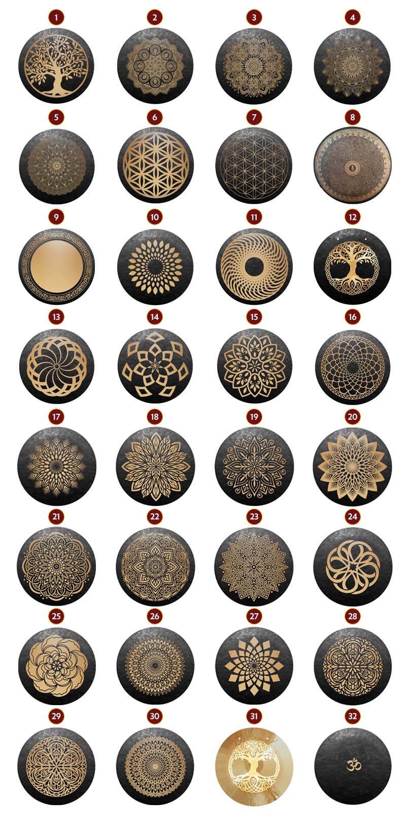 EARTH TONE GONG - 80 CM (RESERVA)