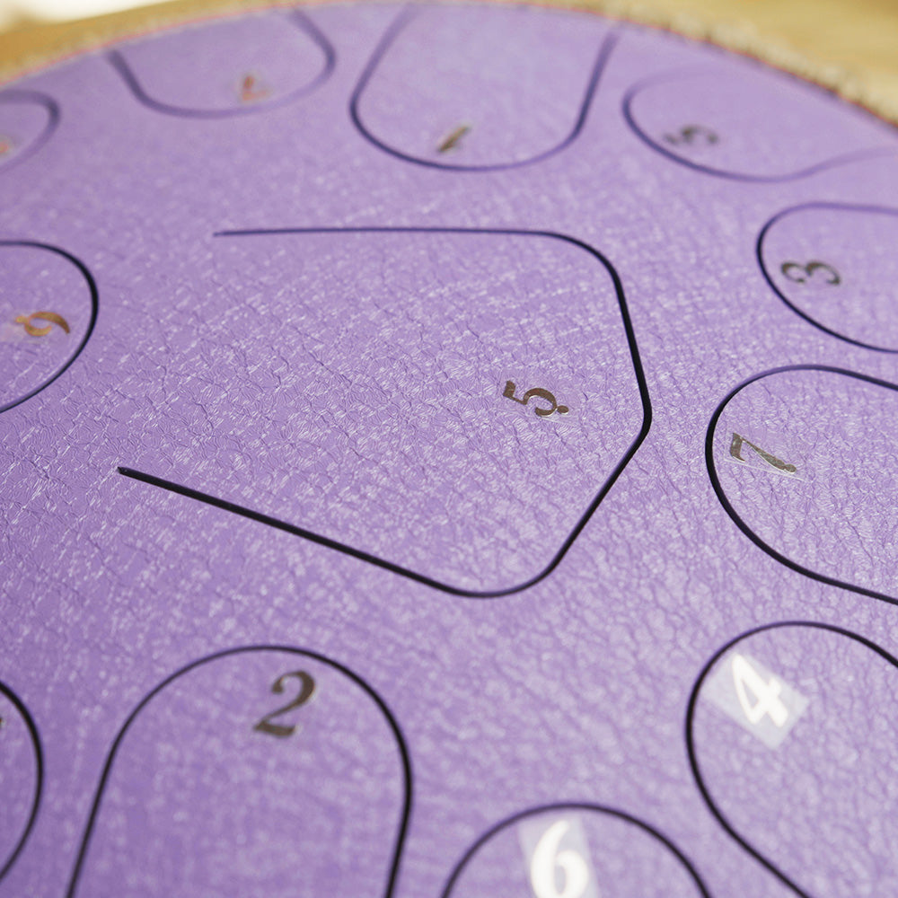 STEEL DRUM 13 NOTAS 12 PULGADAS - LAVANDA