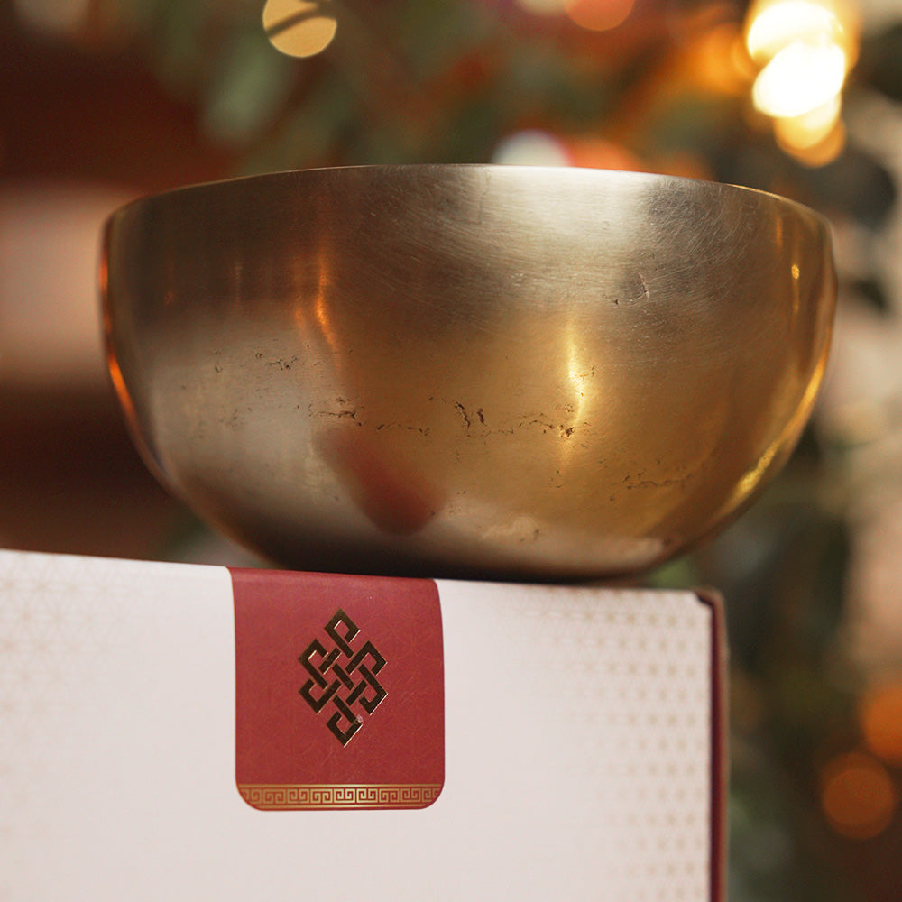 CUENCO TIBETANO CLÁSICO (RE - 10,5 CM)