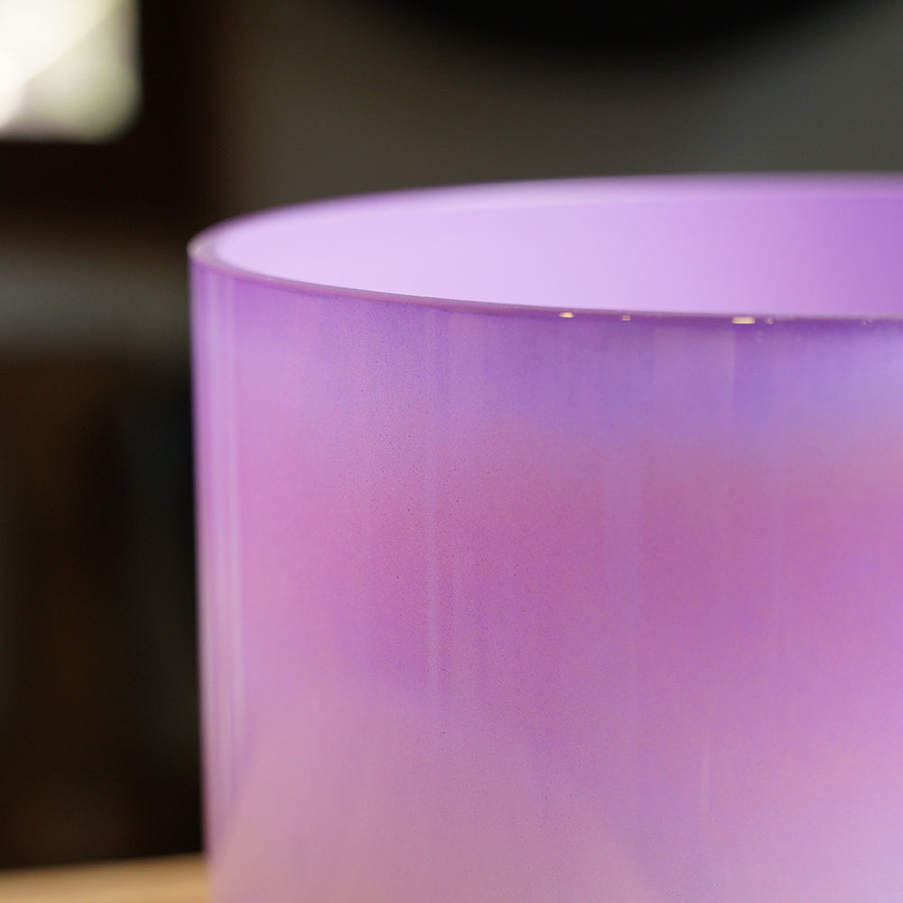 CUENCO DE CRISTAL DE CUARZO (FA - 9 PULGADAS)