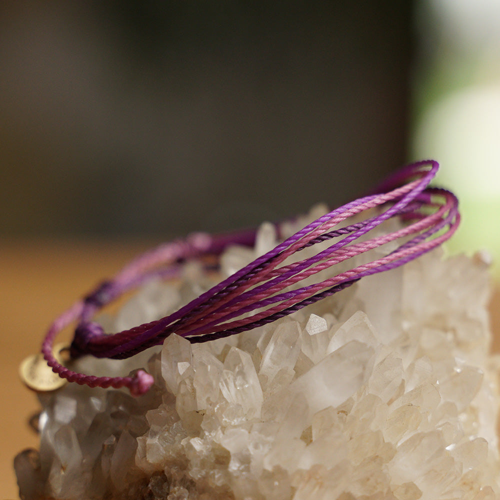 PULSERA AJUSTABLE HILO ENCERADO “ANDROMEDA”