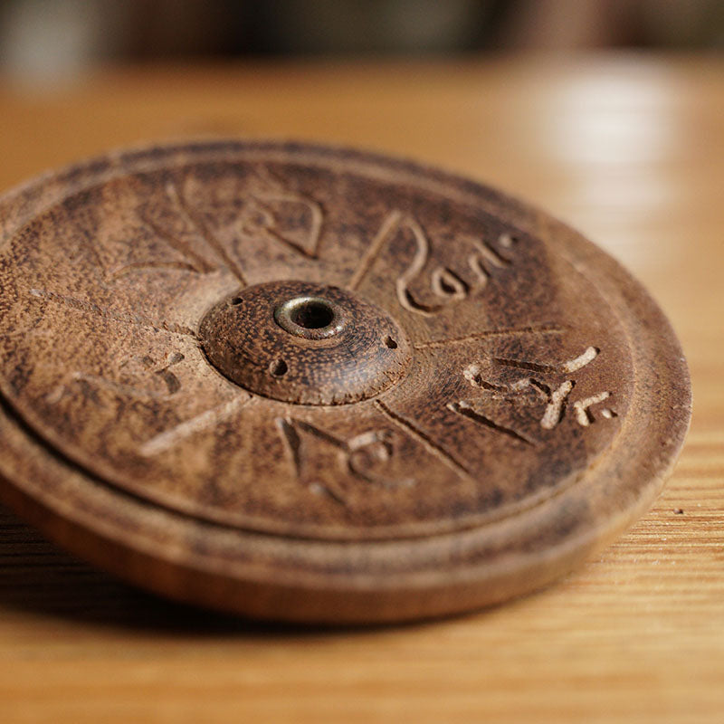 PORTA INCIENSO DE MADERA MEDIANO