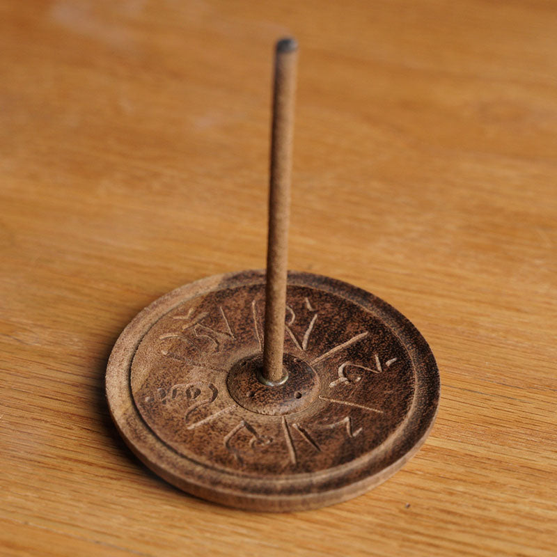 PORTA INCIENSO DE MADERA MEDIANO