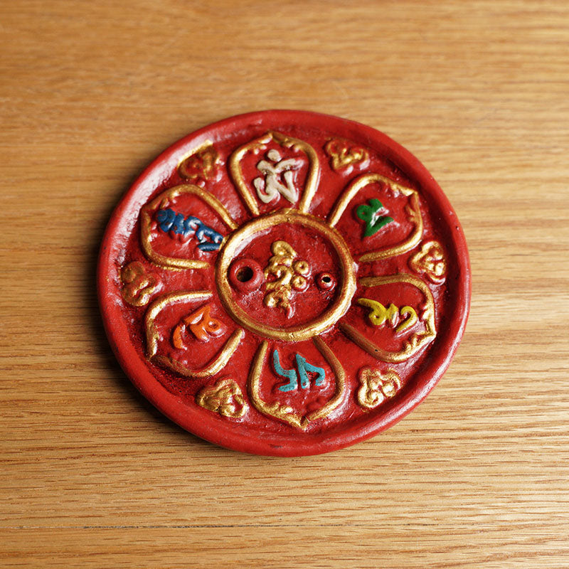 PORTA INCIENSO DE ARCILLA MANTRA