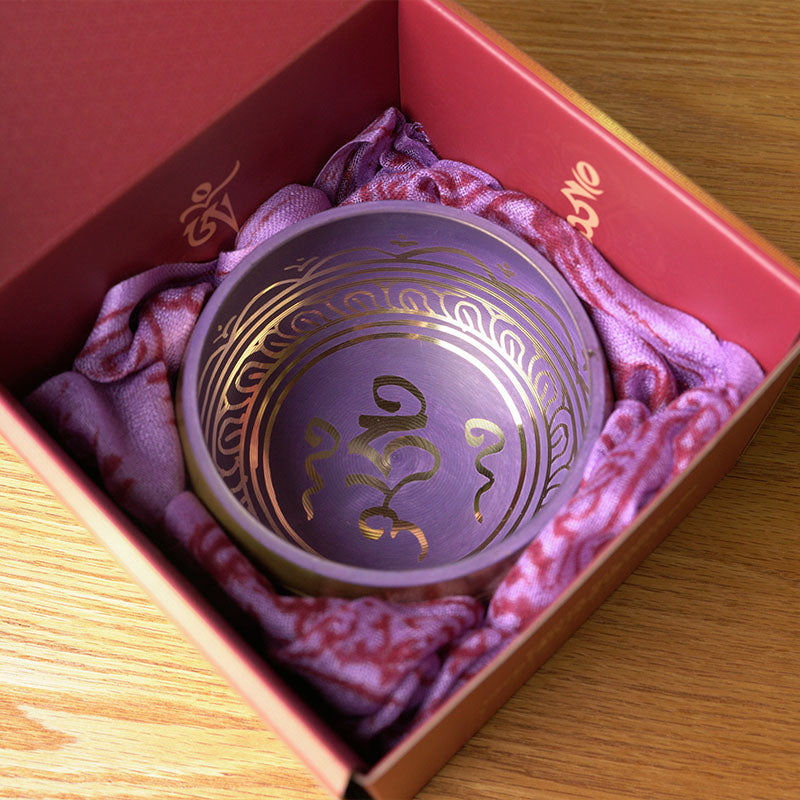 CUENCO TIBETANO MANTRA - LLAMA VIOLETA💜