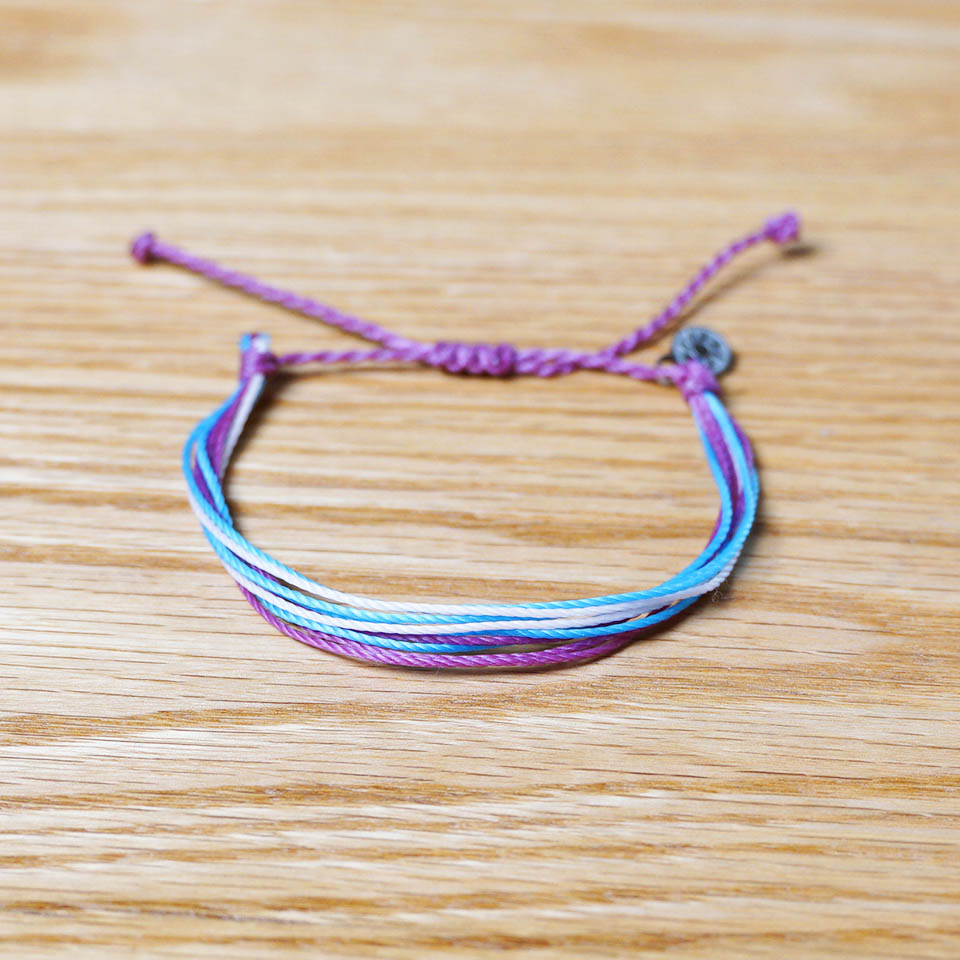 PULSERA AJUSTABLE HILO ENCERADO “PISCIS”