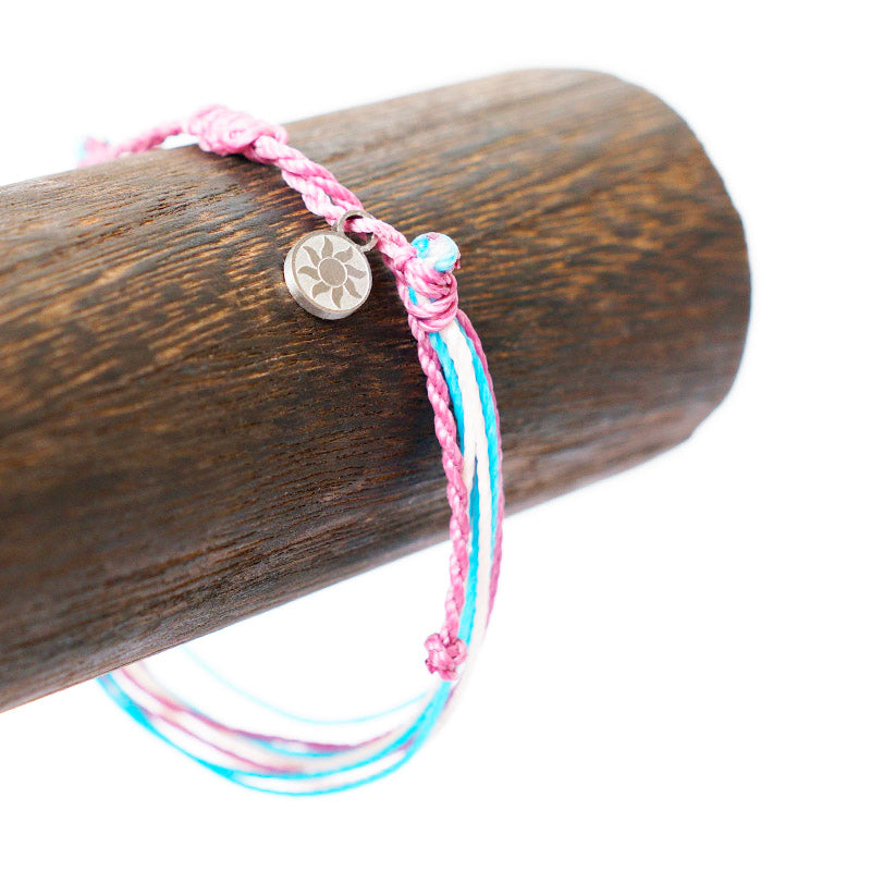 PULSERA AJUSTABLE HILO ENCERADO “PISCIS”