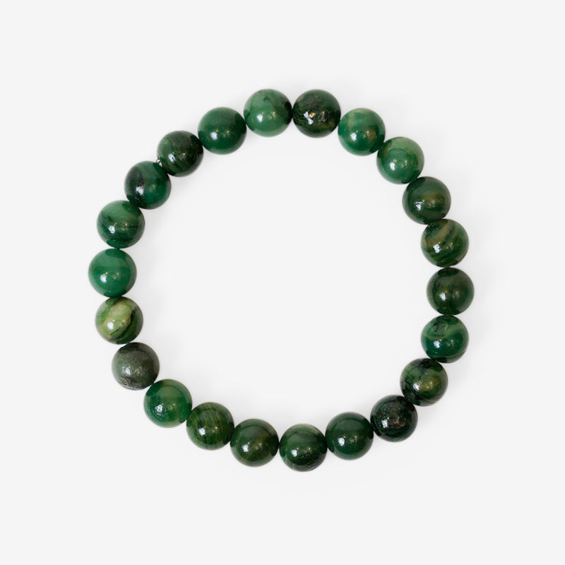 PULSERA ELÁSTICA JADE AFRICANO (8 MM)