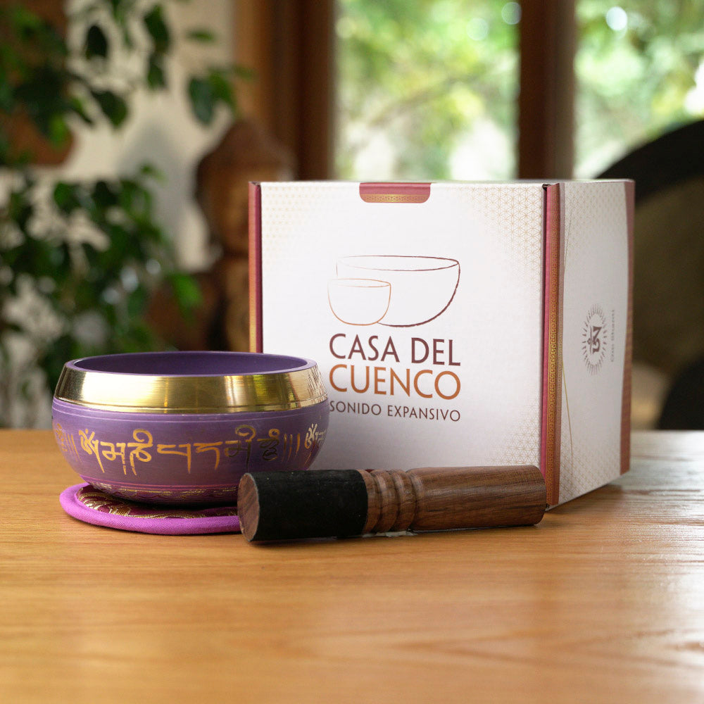 CUENCO TIBETANO MANTRA - LLAMA VIOLETA💜