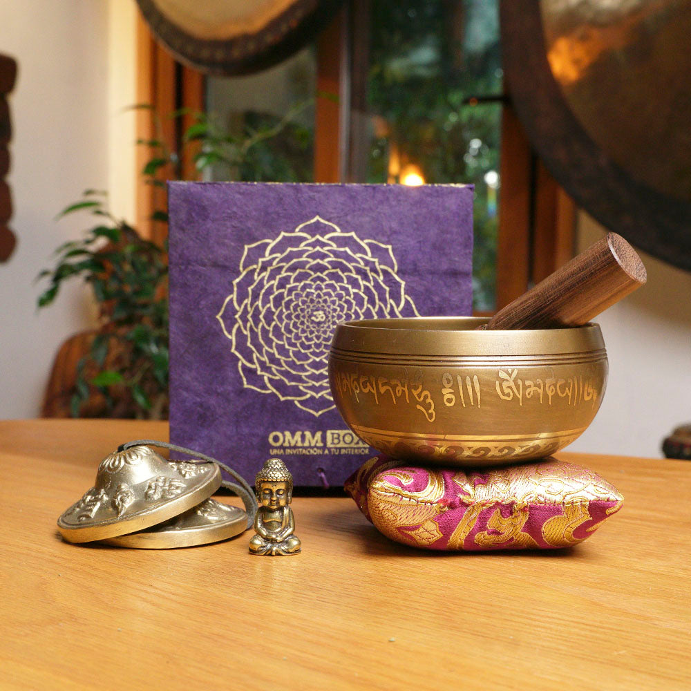 KIT OMM BOX "SAHASRARA" + TINGSHA Y BUDITA FORTUNA