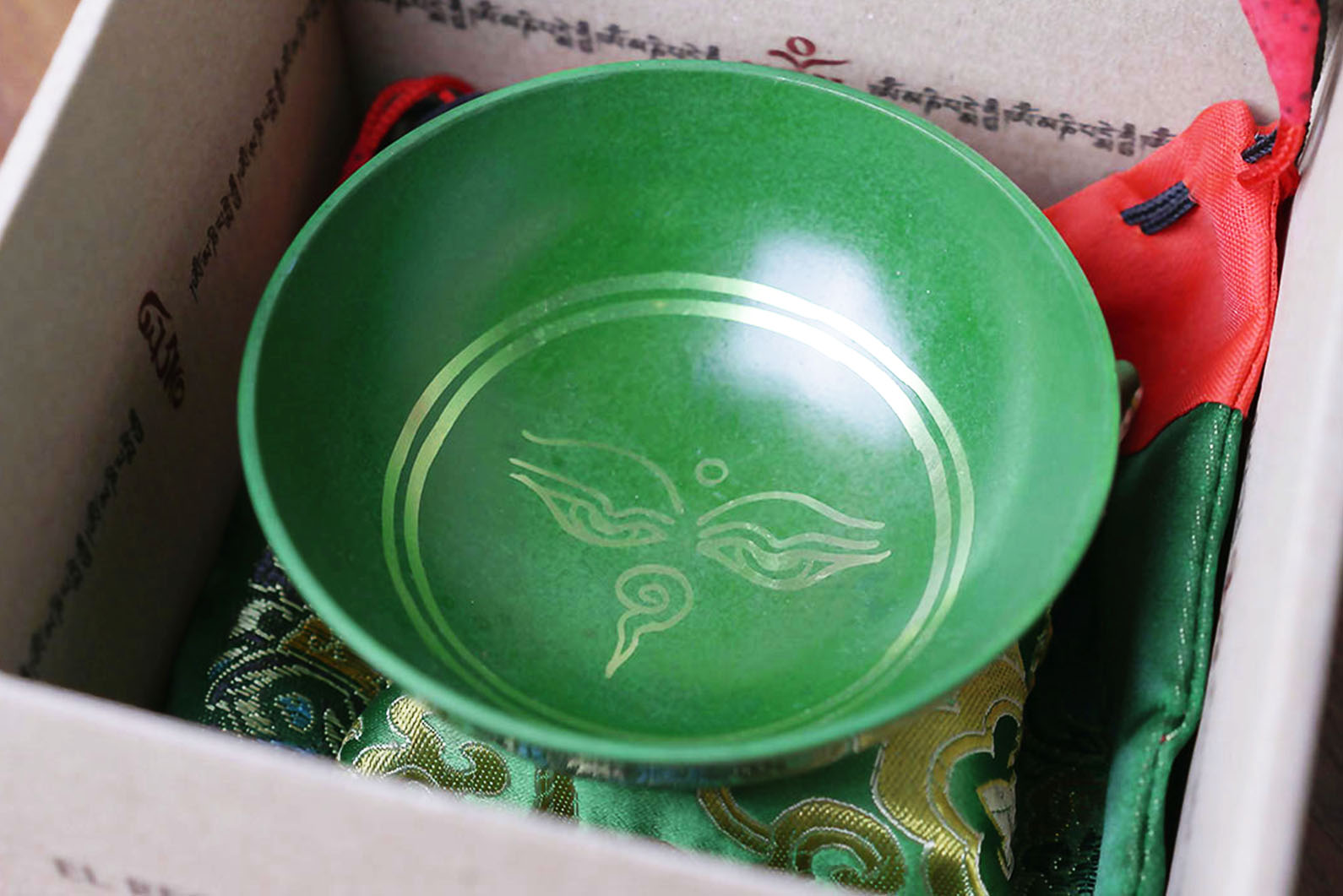 Manipuri Mini Bowl 9.5 cm (Green)