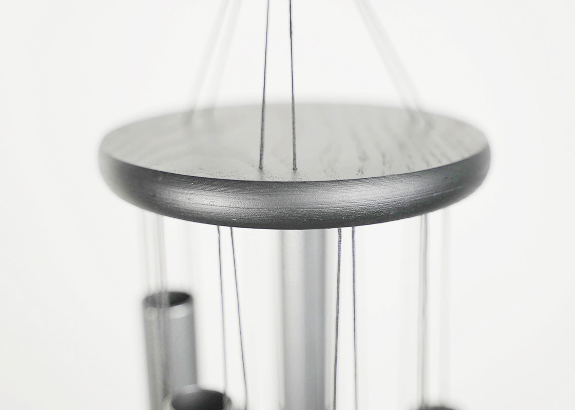 CAMPANA DE VIENTO CRYSTAL SILENCE PLATA ANTIGUA - MEDIANA (RESERVA)